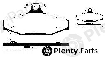  NK part 225702 Brake Pad Set, disc brake