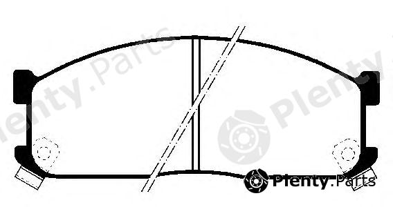  NK part 229961 Brake Pad Set, disc brake