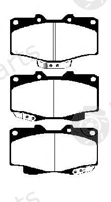  NK part 229962 Brake Pad Set, disc brake