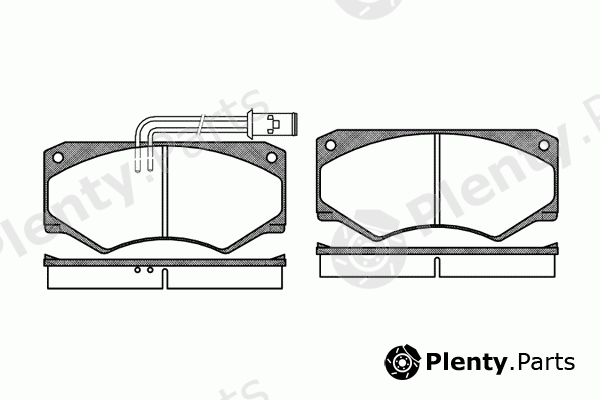  ROADHOUSE part 2047.22 (204722) Brake Pad Set, disc brake