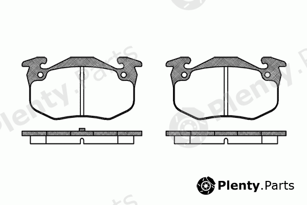 ROADHOUSE part 2144.50 (214450) Brake Pad Set, disc brake