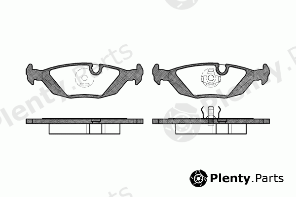  ROADHOUSE part 2155.10 (215510) Brake Pad Set, disc brake