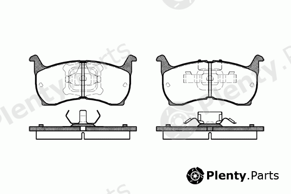  ROADHOUSE part 2164.00 (216400) Brake Pad Set, disc brake