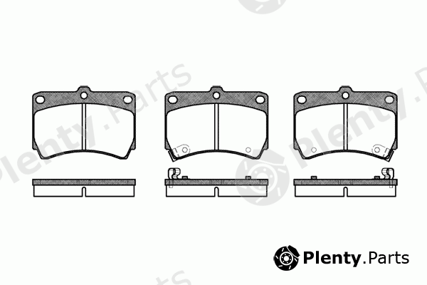  ROADHOUSE part 2212.12 (221212) Brake Pad Set, disc brake