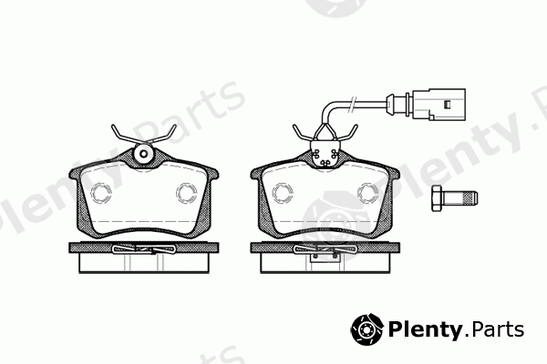  ROADHOUSE part 2263.51 (226351) Brake Pad Set, disc brake