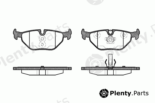  ROADHOUSE part 2265.40 (226540) Brake Pad Set, disc brake
