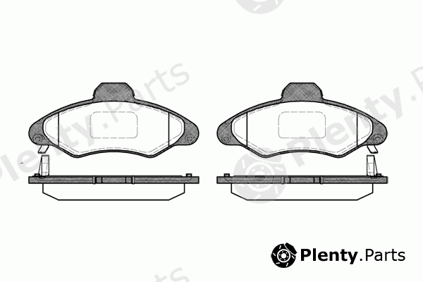  ROADHOUSE part 2331.04 (233104) Brake Pad Set, disc brake