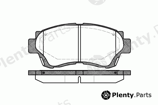  ROADHOUSE part 2370.00 (237000) Brake Pad Set, disc brake