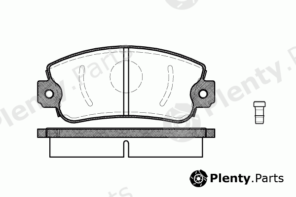  ROADHOUSE part 2372.02 (237202) Brake Pad Set, disc brake