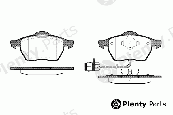  ROADHOUSE part 2390.02 (239002) Brake Pad Set, disc brake
