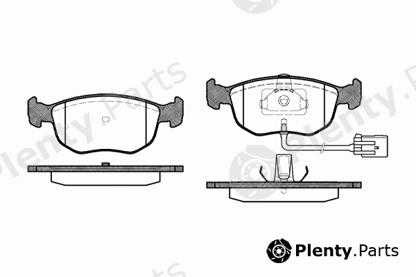  ROADHOUSE part 2575.02 (257502) Brake Pad Set, disc brake