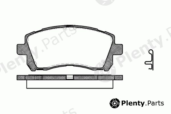  ROADHOUSE part 2655.02 (265502) Brake Pad Set, disc brake
