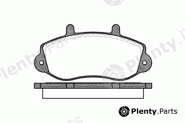  ROADHOUSE part 2677.00 (267700) Brake Pad Set, disc brake