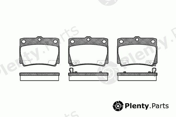  ROADHOUSE part 2750.02 (275002) Brake Pad Set, disc brake
