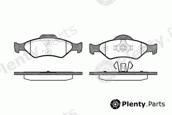  ROADHOUSE part 2765.00 (276500) Brake Pad Set, disc brake