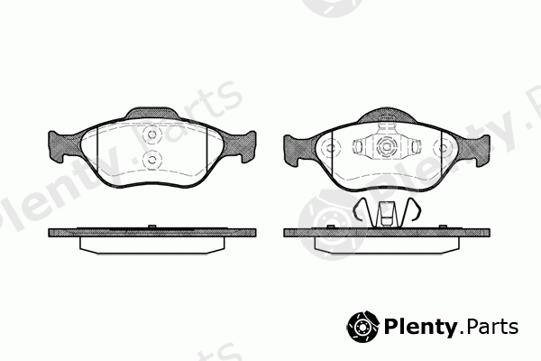  ROADHOUSE part 2766.00 (276600) Brake Pad Set, disc brake