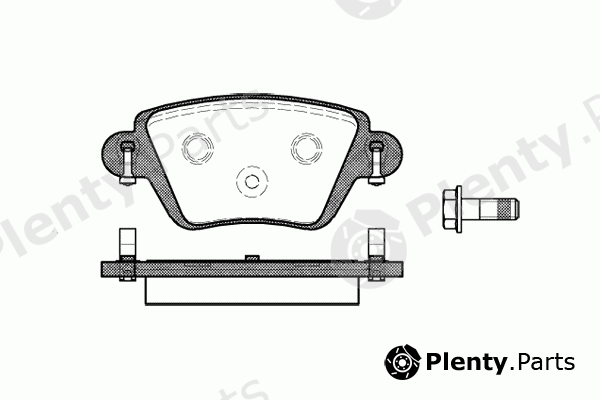  ROADHOUSE part 2777.10 (277710) Brake Pad Set, disc brake