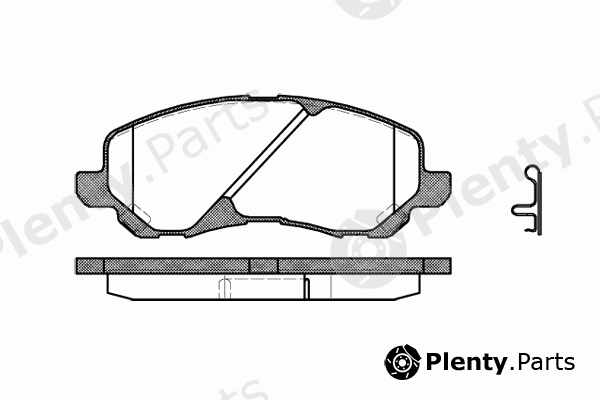  ROADHOUSE part 2804.02 (280402) Brake Pad Set, disc brake