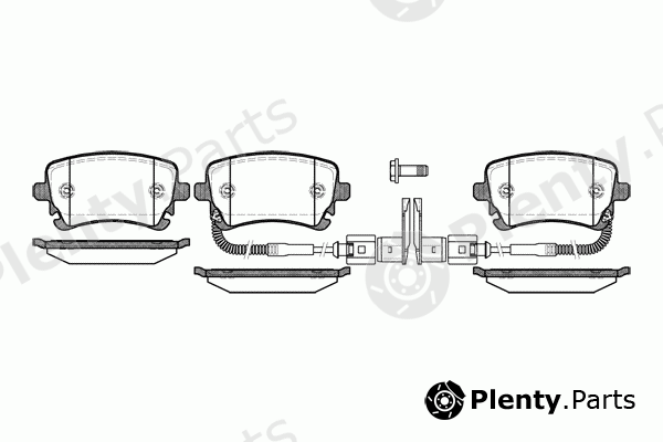  ROADHOUSE part 2897.02 (289702) Brake Pad Set, disc brake