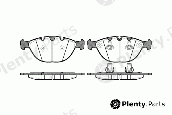  ROADHOUSE part 2958.00 (295800) Brake Pad Set, disc brake