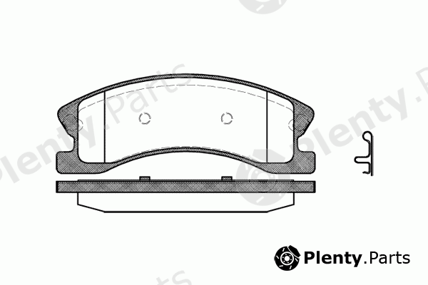  ROADHOUSE part 2973.02 (297302) Brake Pad Set, disc brake