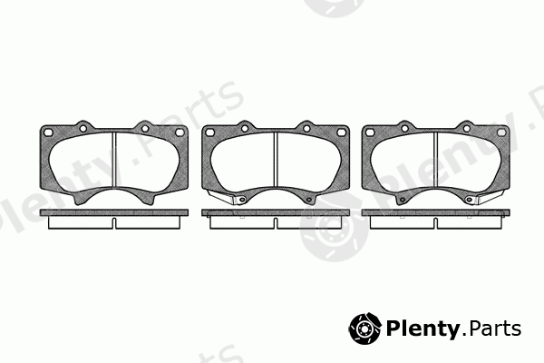  ROADHOUSE part 2988.00 (298800) Brake Pad Set, disc brake