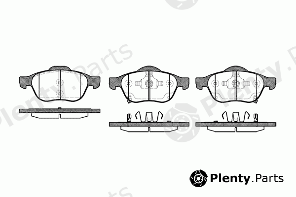  ROADHOUSE part 21054.02 (2105402) Brake Pad Set, disc brake