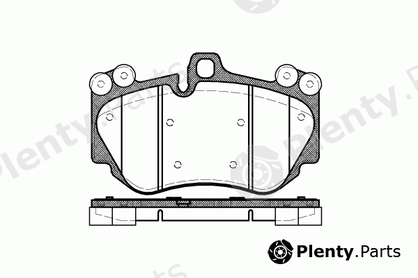 ROADHOUSE part 21140.00 (2114000) Brake Pad Set, disc brake