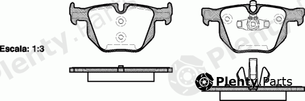  ROADHOUSE part 2381.70 (238170) Brake Pad Set, disc brake