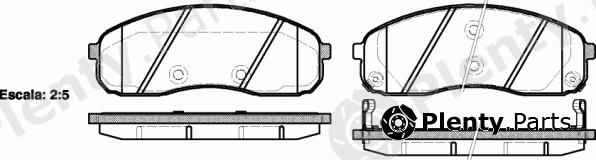  ROADHOUSE part 21244.02 (2124402) Brake Pad Set, disc brake