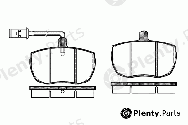  REMSA part 0056.12 (005612) Brake Pad Set, disc brake