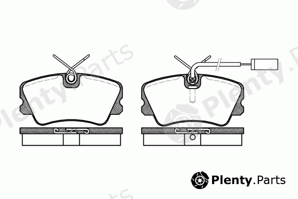  REMSA part 0259.12 (025912) Brake Pad Set, disc brake