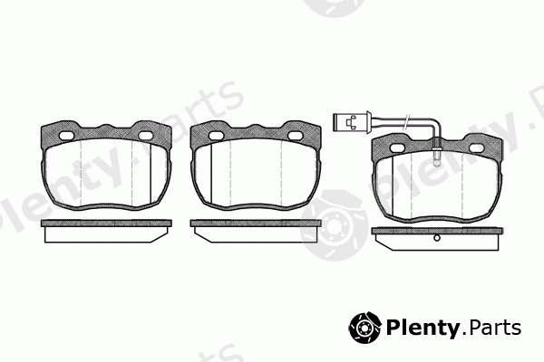  REMSA part 0267.11 (026711) Brake Pad Set, disc brake