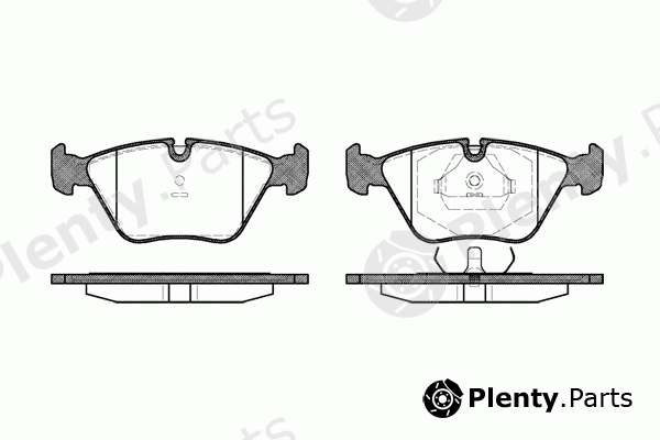  REMSA part 0270.10 (027010) Brake Pad Set, disc brake