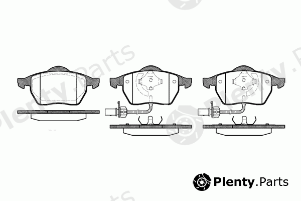  REMSA part 0390.22 (039022) Brake Pad Set, disc brake