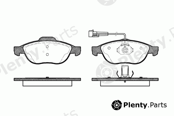  REMSA part 0660.02 (066002) Brake Pad Set, disc brake