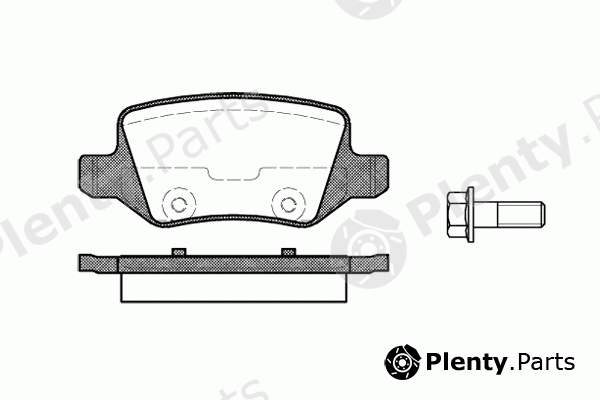  REMSA part 0818.00 (081800) Brake Pad Set, disc brake