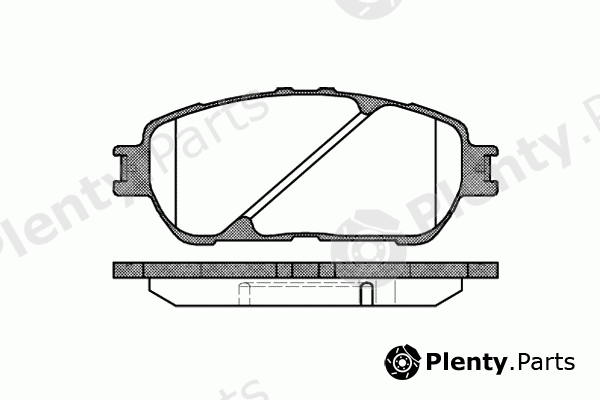  REMSA part 0898.00 (089800) Brake Pad Set, disc brake