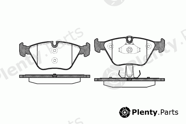  REMSA part 0963.10 (096310) Brake Pad Set, disc brake