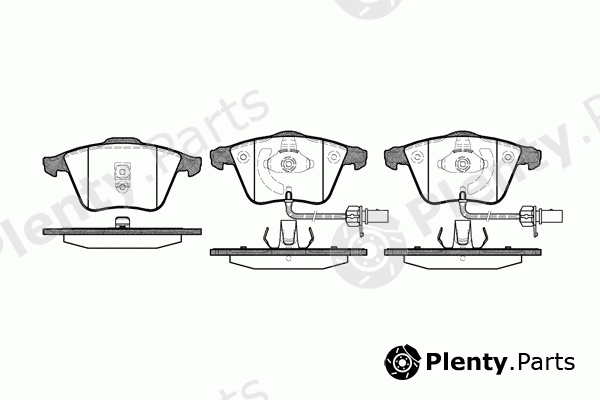  REMSA part 0964.02 (096402) Brake Pad Set, disc brake