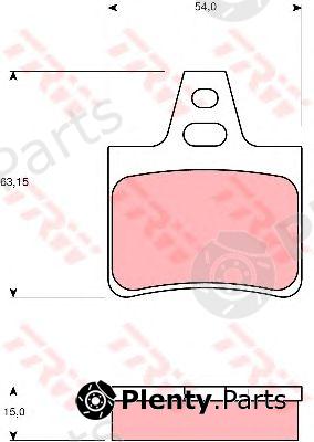  TRW part GDB986 Brake Pad Set, disc brake