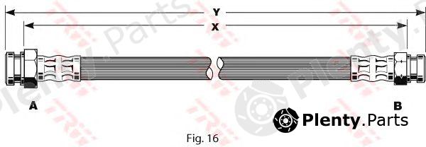  TRW part PHA292 Brake Hose