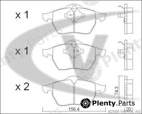  VAICO part V10-8130 (V108130) Brake Pad Set, disc brake