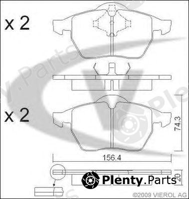  VAICO part V10-8131 (V108131) Brake Pad Set, disc brake