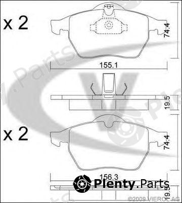  VAICO part V40-0152 (V400152) Brake Pad Set, disc brake