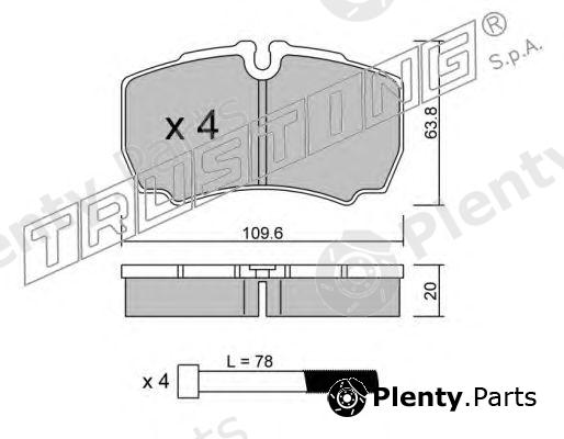  TRUSTING part 620.0 (6200) Brake Shoe Set