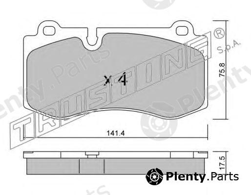  TRUSTING part 685.0 (6850) Brake Pad Set, disc brake