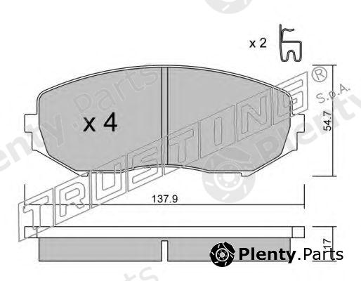  TRUSTING part 782.0 (7820) Brake Pad Set, disc brake