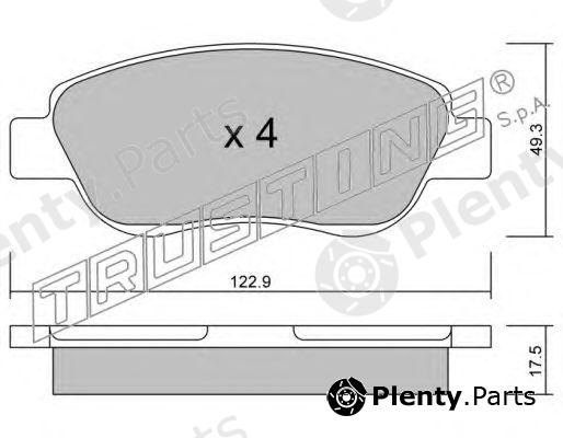  TRUSTING part 797.0 (7970) Brake Pad Set, disc brake