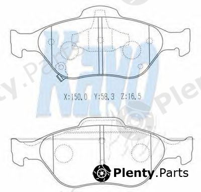  KAVO PARTS part BP-9109 (BP9109) Brake Pad Set, disc brake
